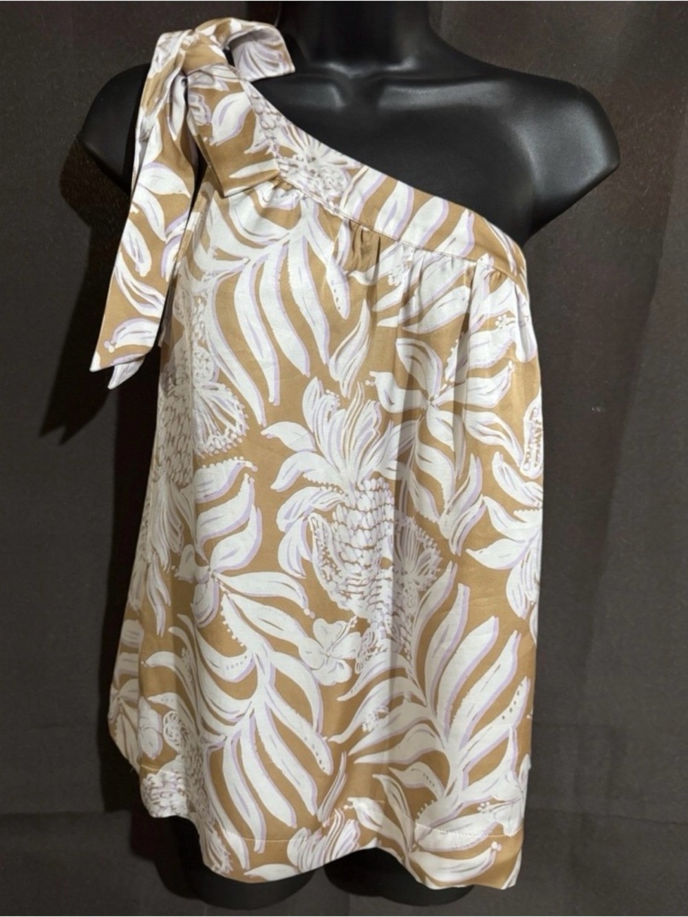 Lilly Pulitzer BEXLER One Shoulder Top, size 6, NWOT